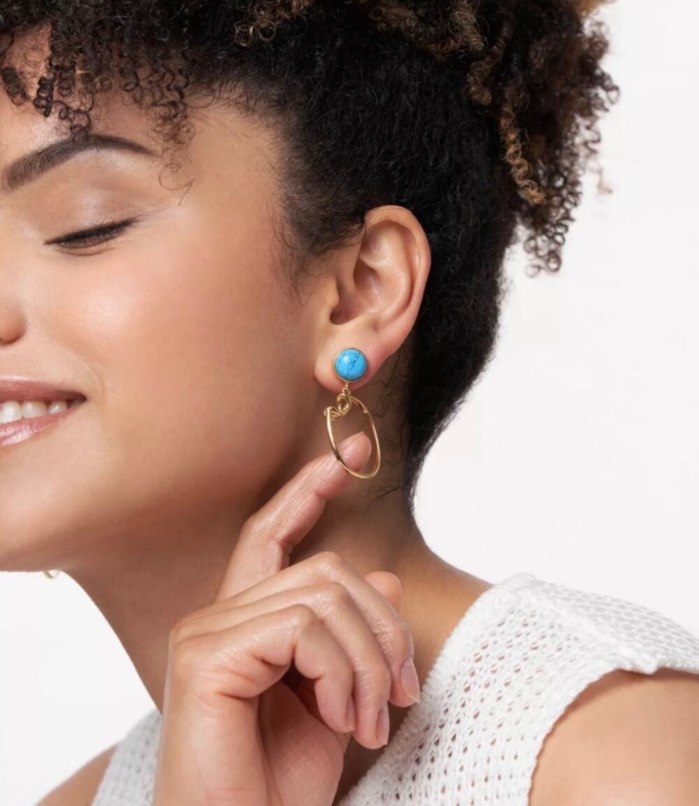 Sophie Blake Rumor Earrings, 14K Gold Plated $425
